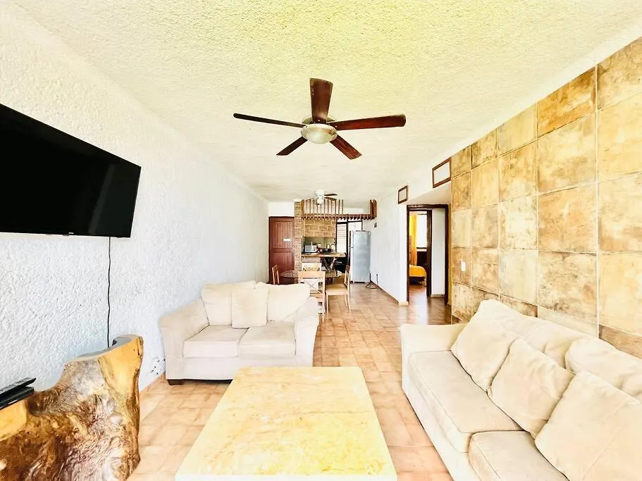 Relaxing View 2Br Apto 15Min Walking To The Beach Genc3 Cancun Apartment