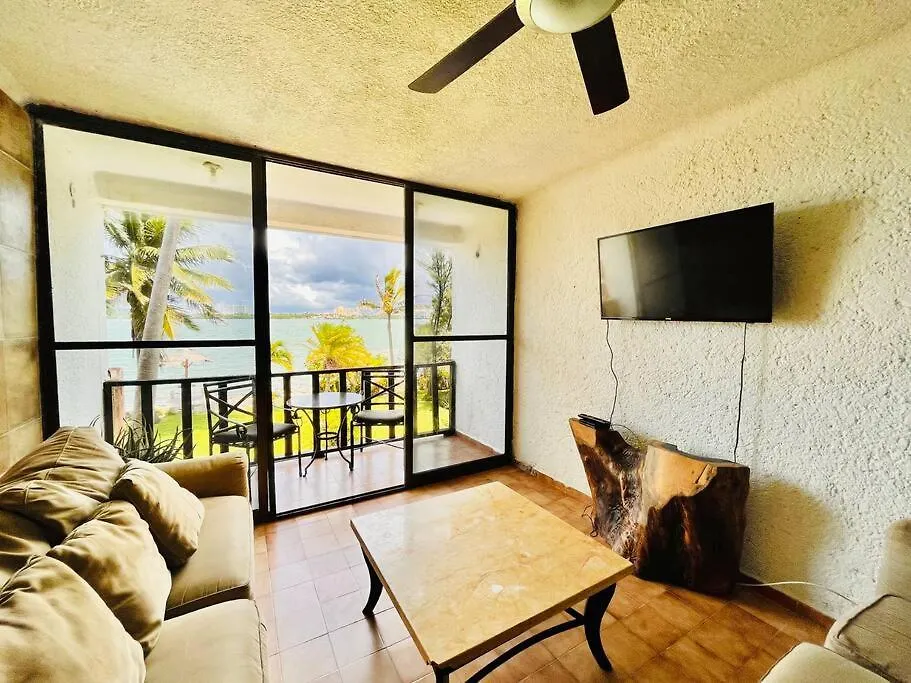 Relaxing View 2Br Apto 15Min Walking To The Beach Genc3 Cancun 0*,