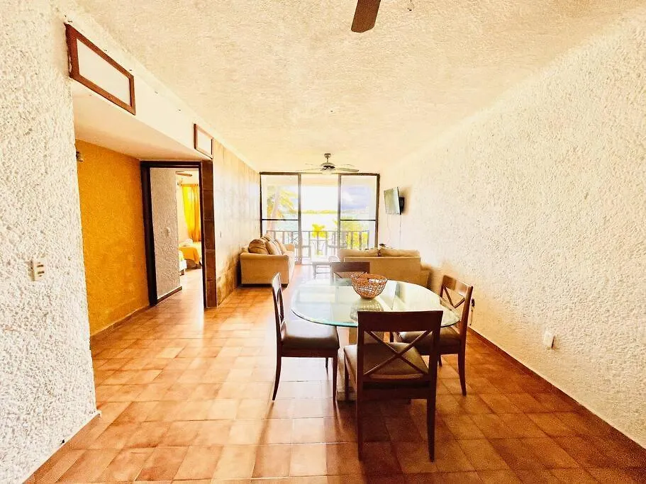 Relaxing View 2Br Apto 15Min Walking To The Beach Genc3 Cancun